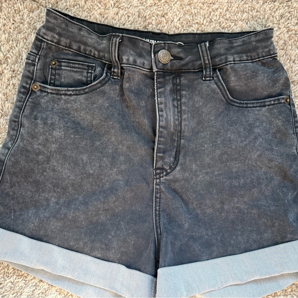 Born Primitive Dark Wash Jean Shorts - Picture 3 of 5